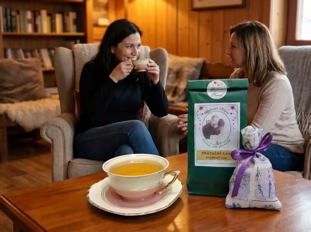 Vůně svátečního klidu -pohoda u čaje